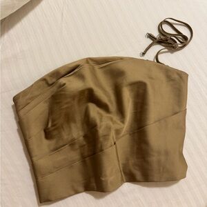 Banana Republic Tan Strapless Corset